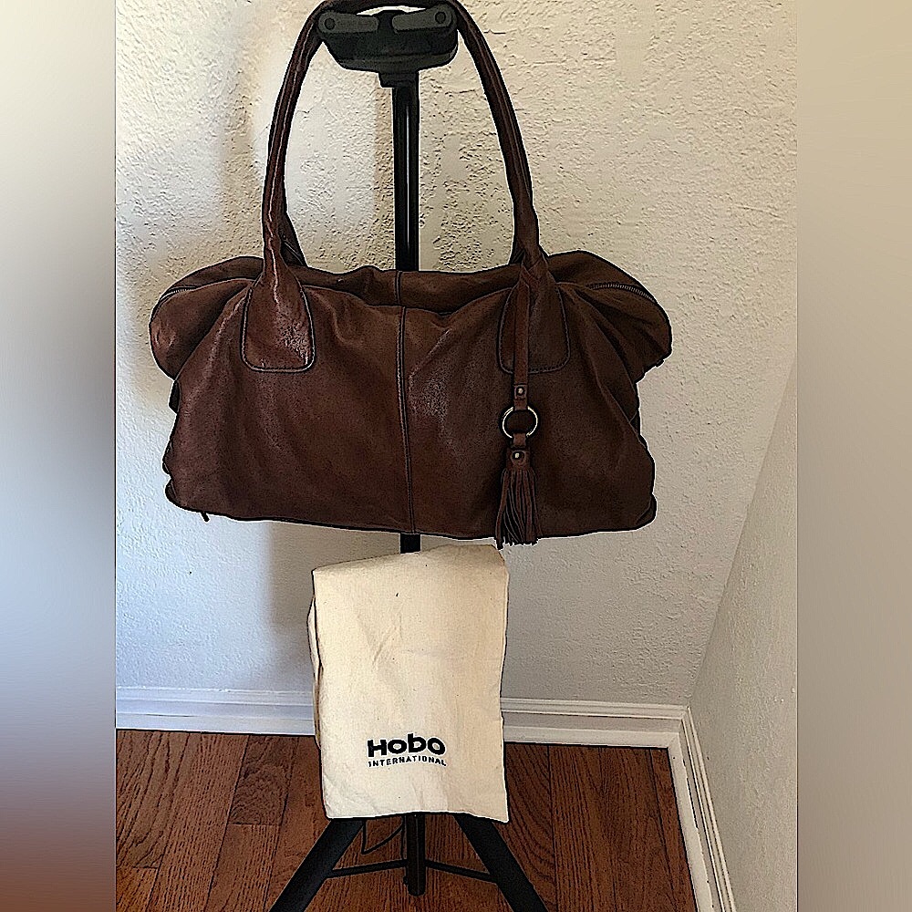 HOBO Lamb Leather Satchel - Picture 2 of 11
